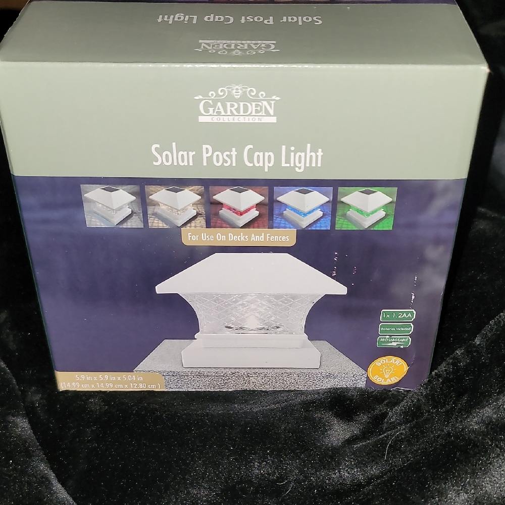 Solar Post Cap Light - White Brand New
